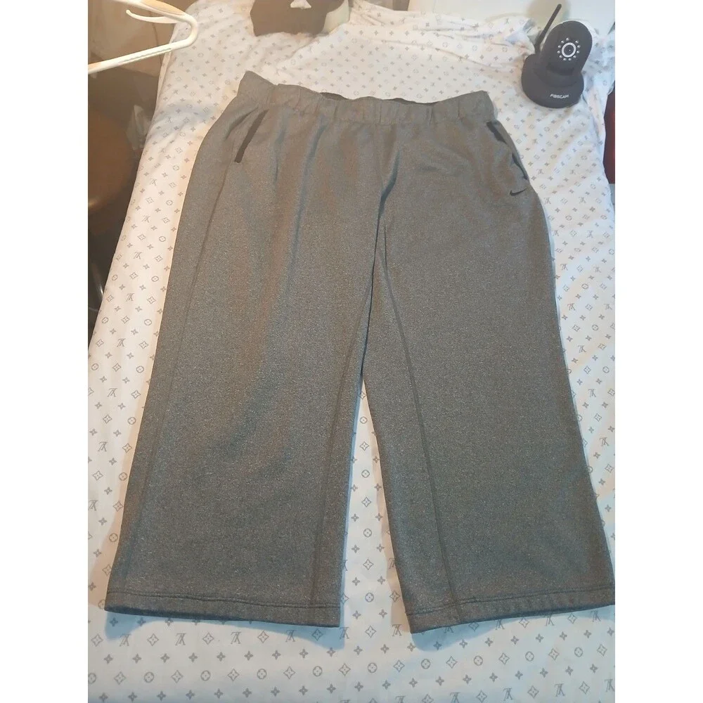 Nike Therma-FIT Joggers Mens XL Gray Grey Fleece Lined Athletic Pants